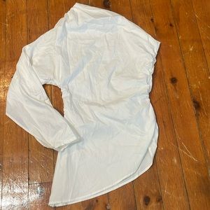 One shoulder dress shirt